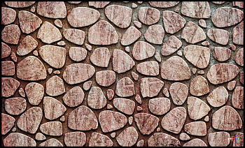Килим К-603-83 каміння коричневе (60х90х0,4) 