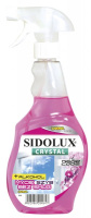 Засіб для миття вікон та склянних поверхонь - SIDOLUX CRYSTAL Квітковий 0.5 л.