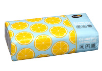 Серветки паперові у плівці ТМ Silken 2шар 150шт (Лимони)