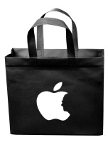 Еко сумка  мала "Apple"29*27*10 чорна