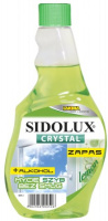 Засіб для миття вікон та скляних поверхонь - Лимон (запаска) 0,5л (10) (SIDOLUX CRYSTAL)