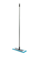 8042 Швабра  для підлоги  мікрофібра 37 см, металева ручка 110см (75)