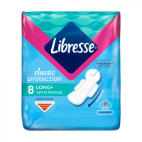 Libresse прокладки гігіенічні Classic Protection Long 8шт