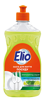Засіб для миття посуду ELIO Соковитий лайм 0,5л
